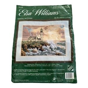 Elsa Williams 02128 Lighting The Course Counted Cross Stitch Kit  PRE-OWNED